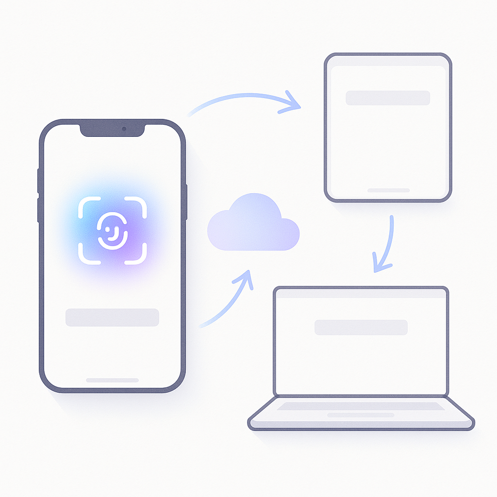passlo の自動ロックと同期の画面